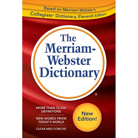 merrian webster dictonary|merriam webster dictionary hardcover.